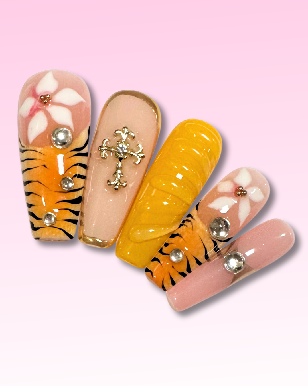 tiger lily nail art Tiger Lilly – High Voltage Nails